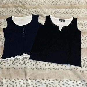 (2) Bobbie Brooks Tank Tops